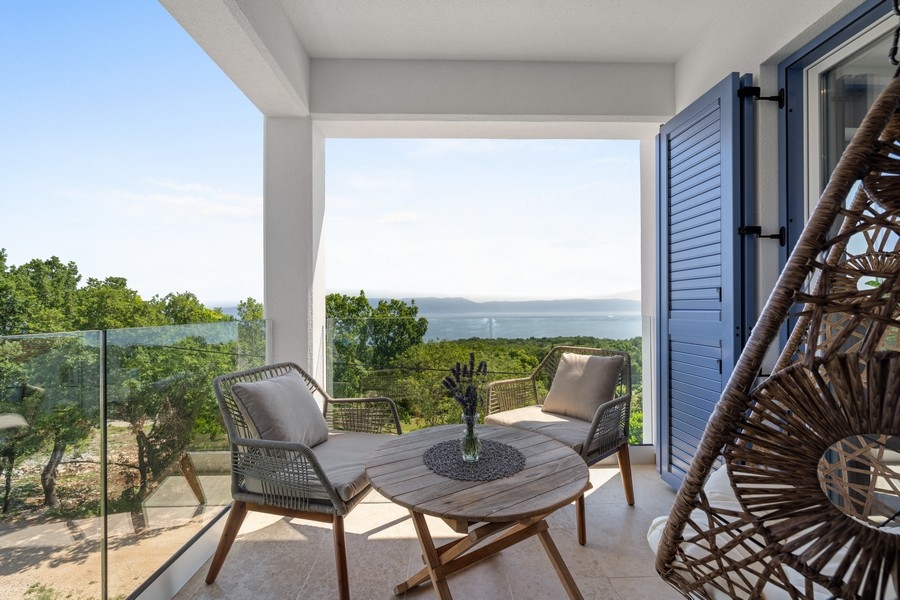 Terrasse avec vue mer