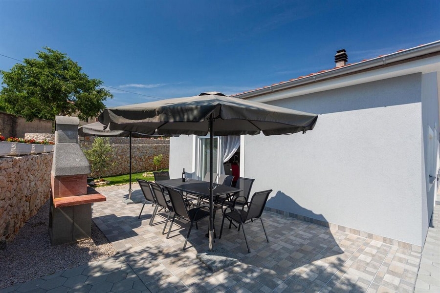 Terrasse avec coin salon