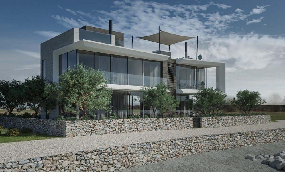 Biens immobiliers en première ligne de mer en Croatie.