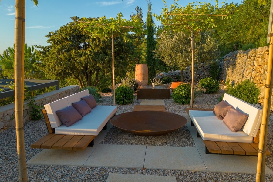 Piscine à débordement chauffable avec vue panoramique