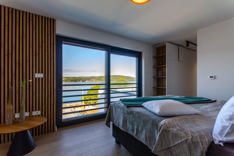 Chambre en bord de mer.