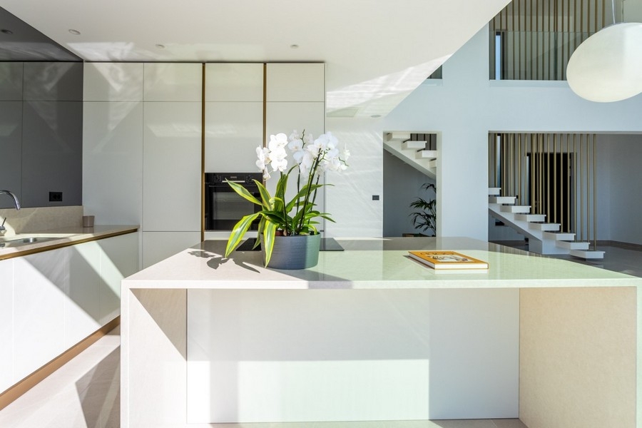 Cuisine design avec concept ouvert