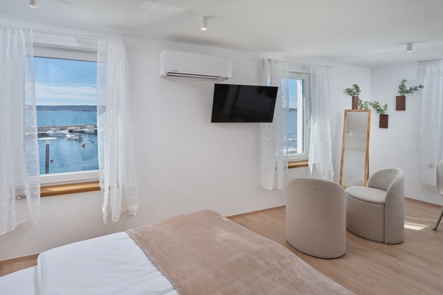 Chambre avec vue panoramique sur la mer