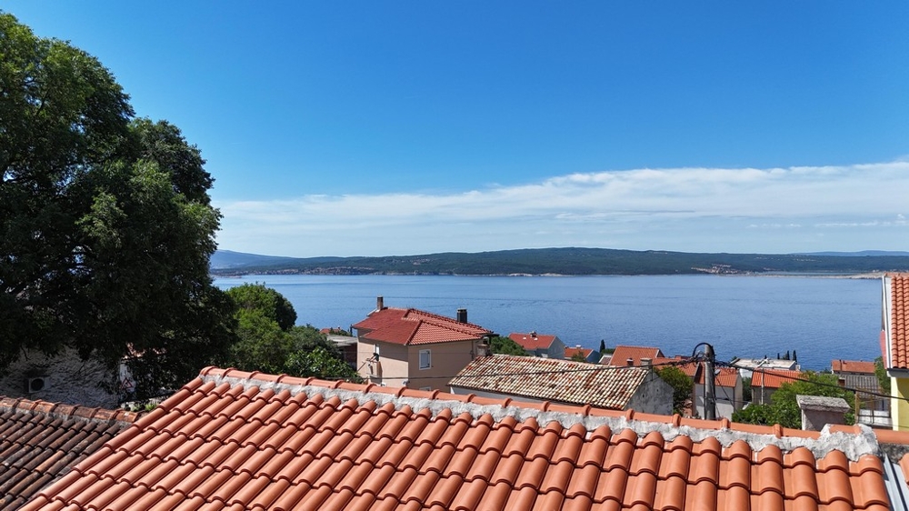 Vue mer sur la baie de Dramalj