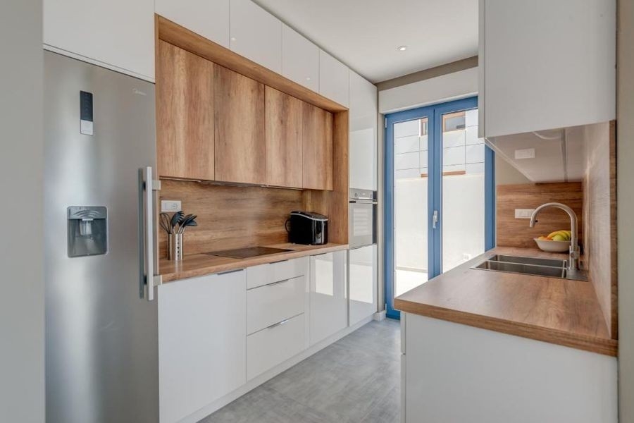 Cuisine moderne de la villa
