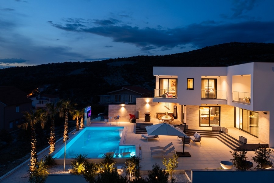 Villa avec piscine et vue mer à Primosten, Croatie