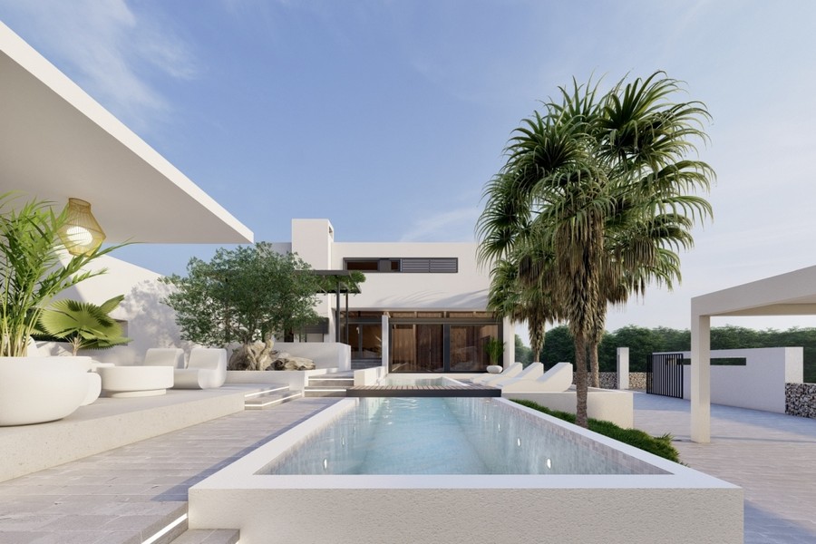 Villa de luxe moderne avec piscine et terrasse à Rogoznica