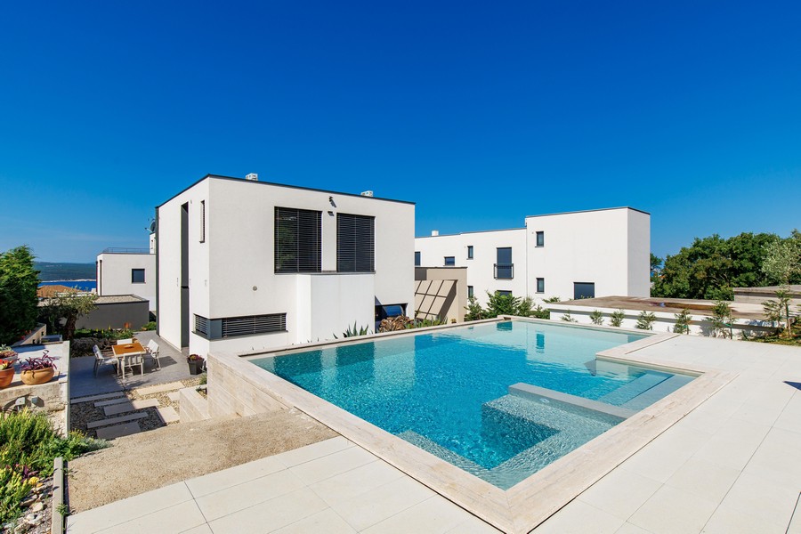 Villa avec piscine et vue mer à Crikvenica