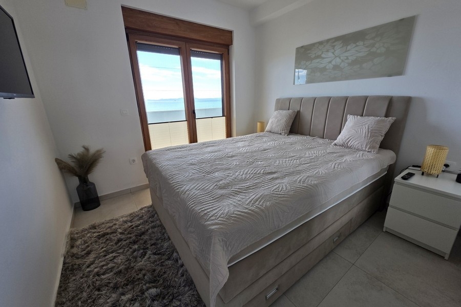 Chambre avec vue mer dans la villa en Croatie
