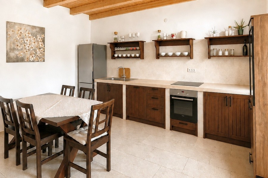 Cuisine avec espace repas