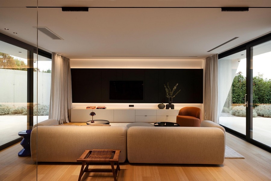 Séjour avec meuble TV