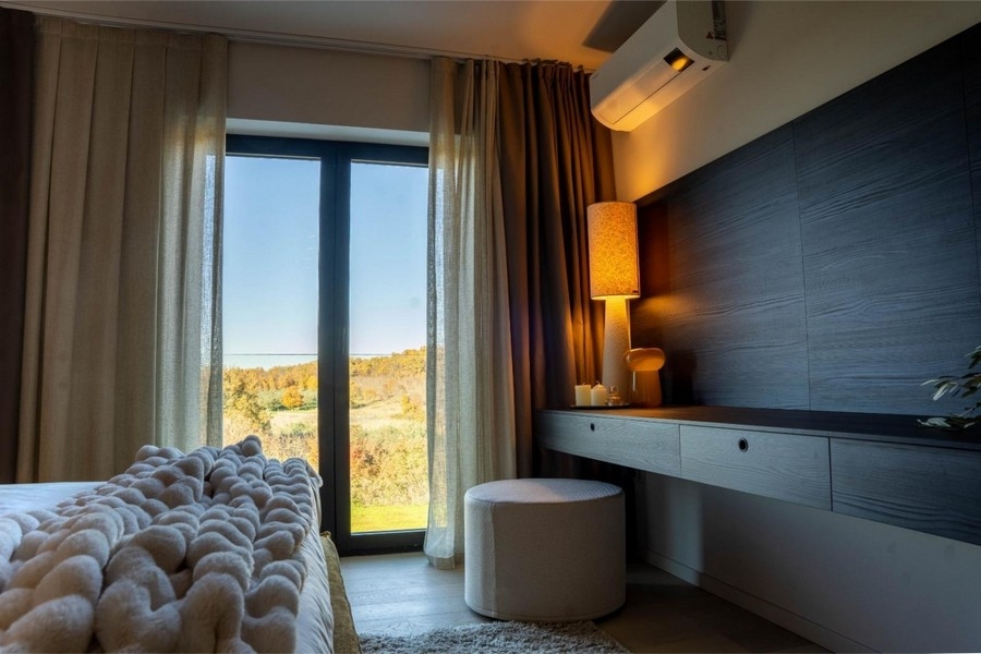Chambre avec climatisation