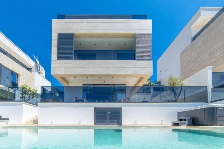 Villa neuve avec vue mer en Croatie