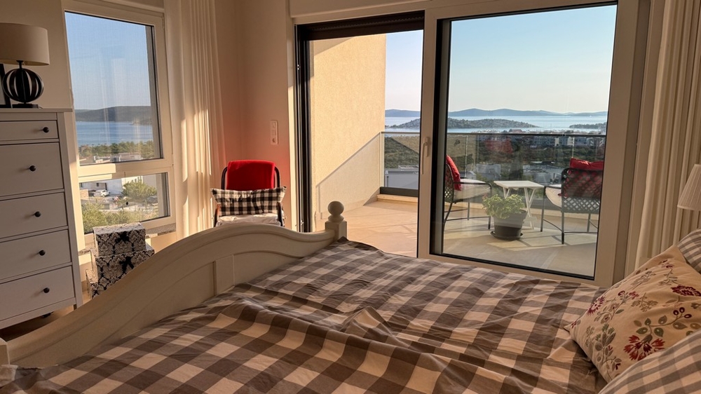 Chambre avec terrasse et vue mer Croatie