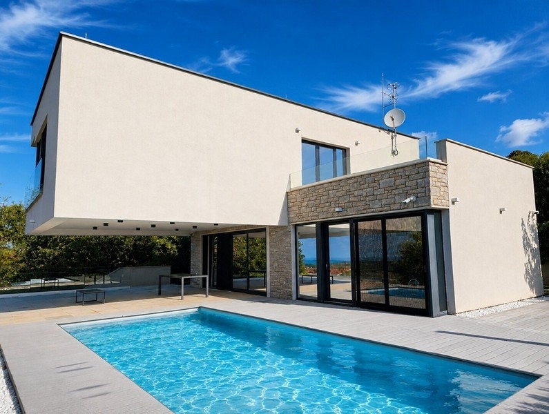 Villa moderne avec piscine à Porec Croatie