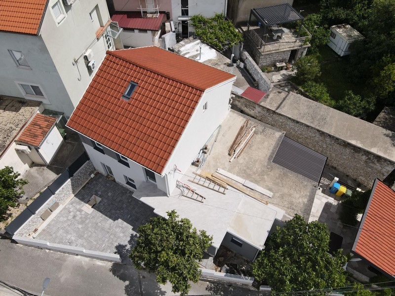 Vue aérienne de la maison