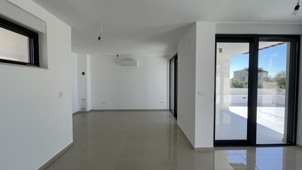 Séjour avec climatiseur au rez-de-chaussée à Vodice