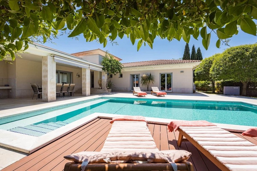 Villa avec piscine et vue mer à Medulin, Istrie