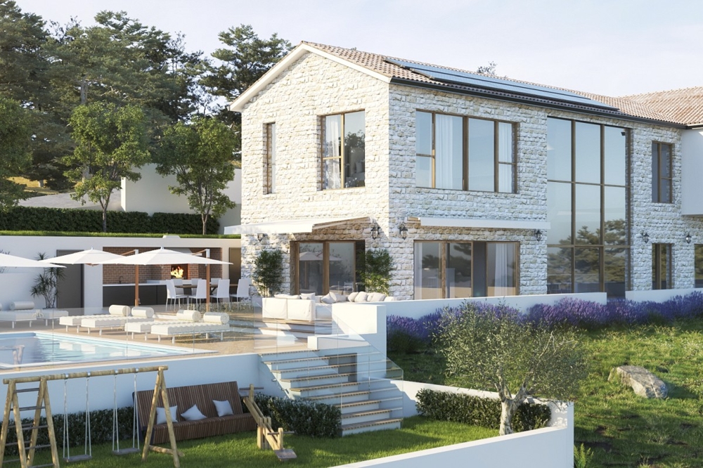 Villa avec piscine et vue mer à Podstrana près de Split