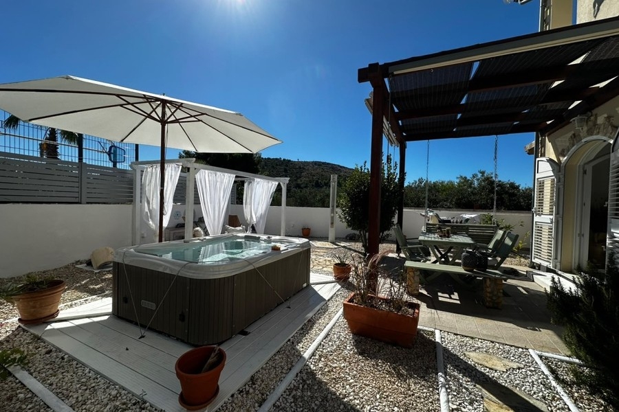 Jacuzzi à l'extérieur