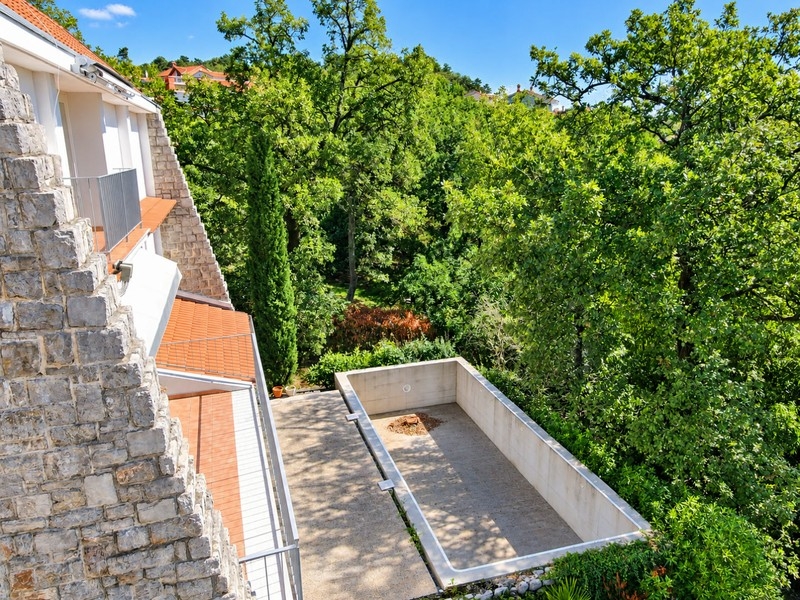 Maison avec vue mer et grand jardin à Matulji près d'Opatija