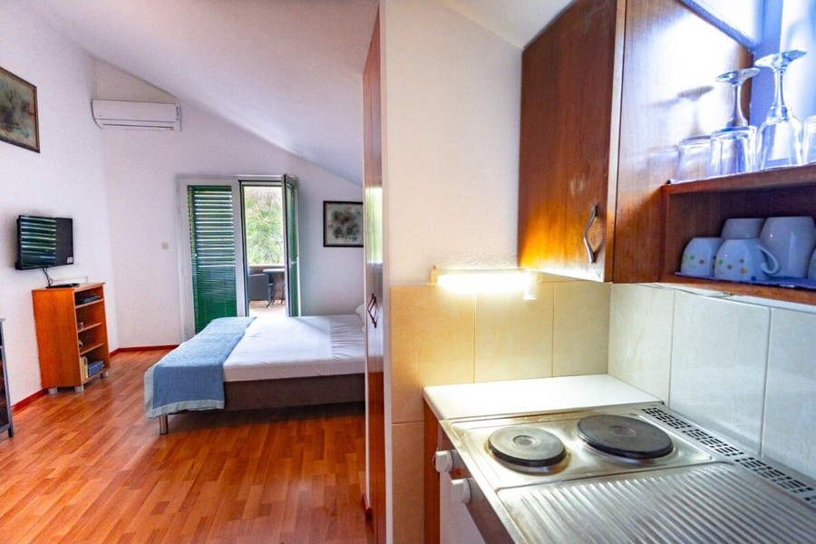 Studio avec lit double et kitchenette