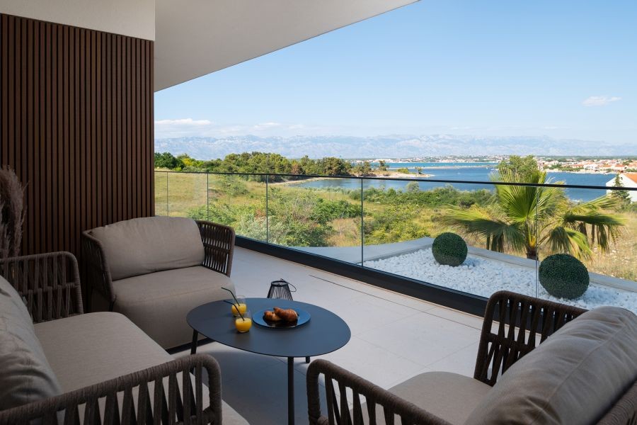 Villa avec vue mer et piscine à Zadar