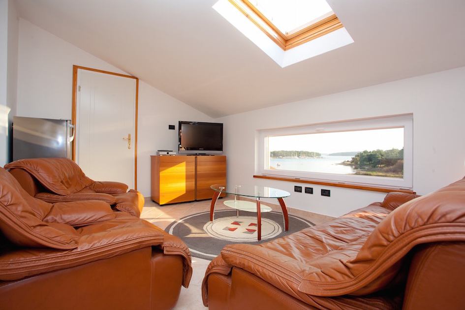 Appartement de la villa sous les combles.