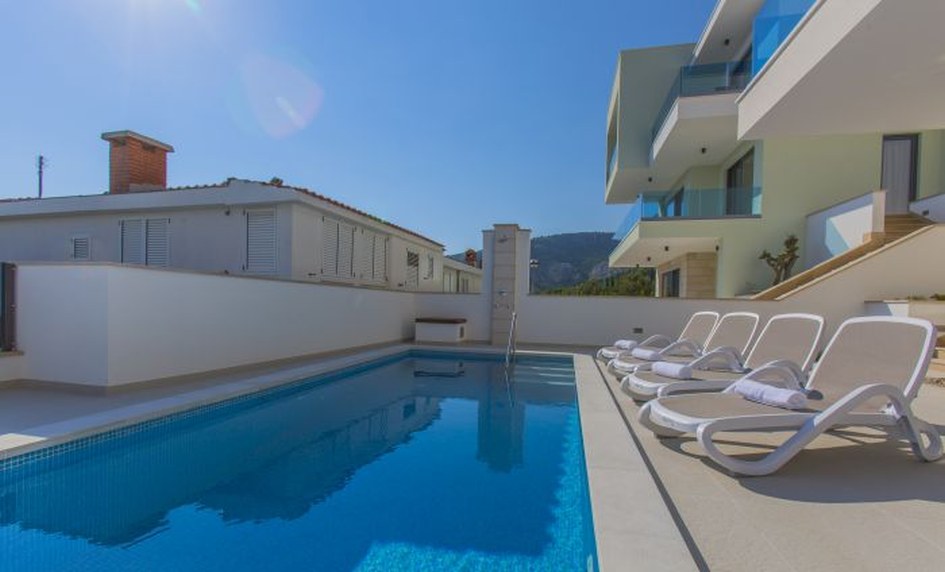 Piscine des villas H600 - Panorama Scouting.