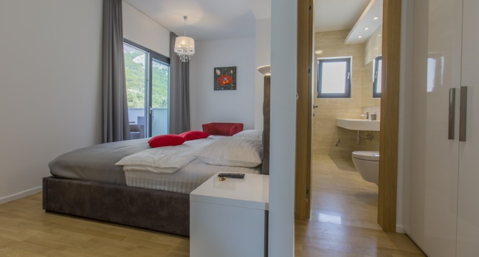 Une autre chambre sur un total de 4, bien H600 : villa à Makarska, Croatie.